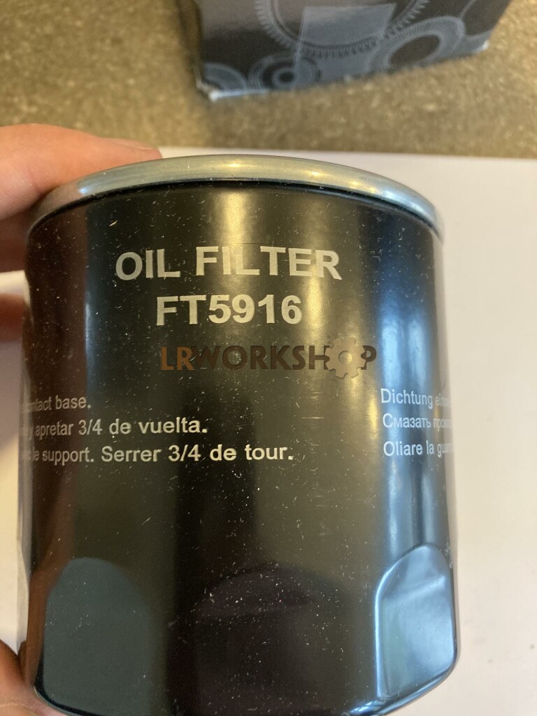 Oil Filter 300Tdi Find Land Rover parts at LR