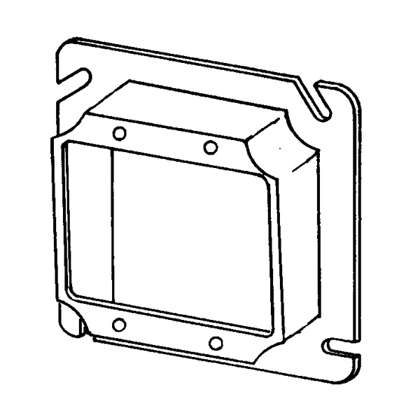 8486A APP 411/16 2G PLASTER RING Kendall Electric Inc