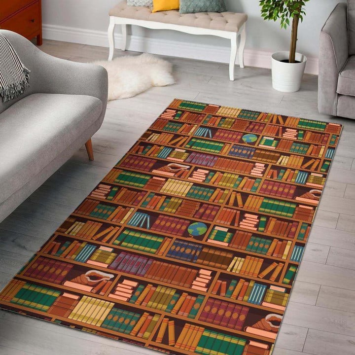 Book Lover Rug Library Librarian LuvinGift