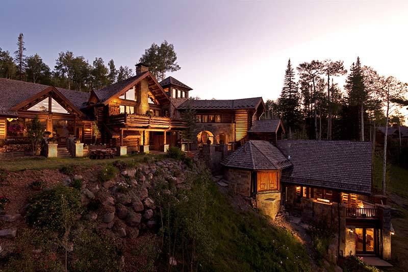 Castlewood Manor in the Rocky Mountains of Telluride, Colorado