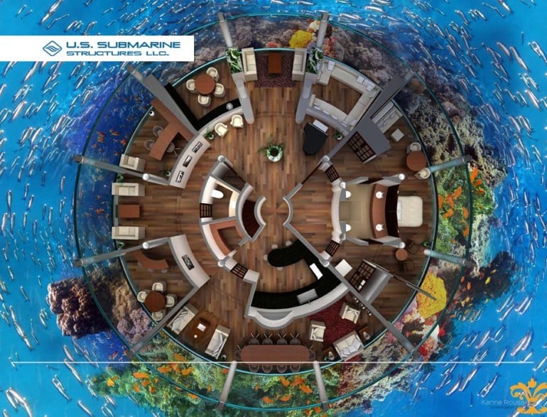 The H2OME is a HiTech, Luxurious Underwater House