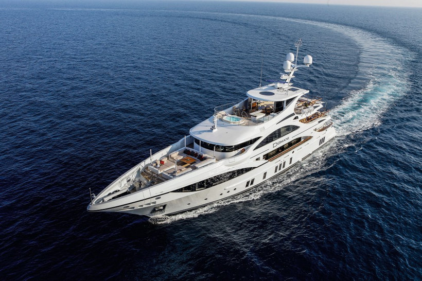 Domani Superyacht Takes Over the Seas