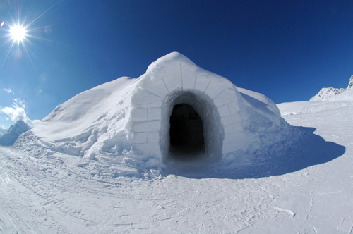 Luxury igloos
