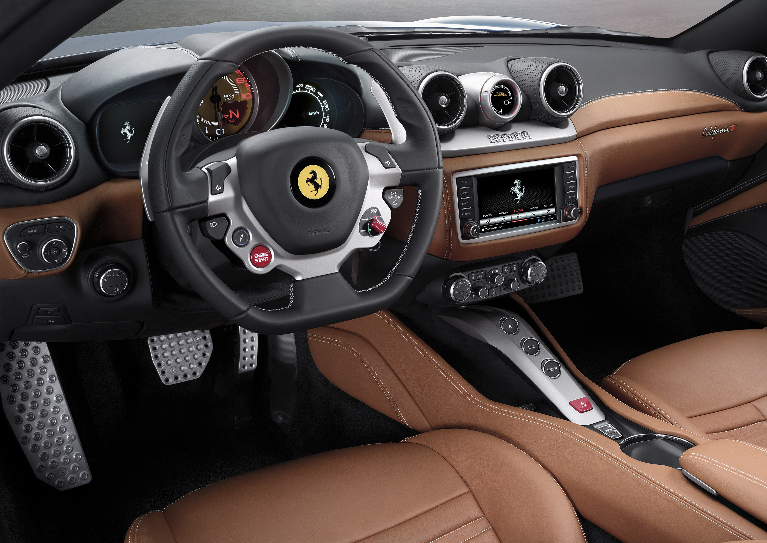 Ferrari California T interior LUXUO