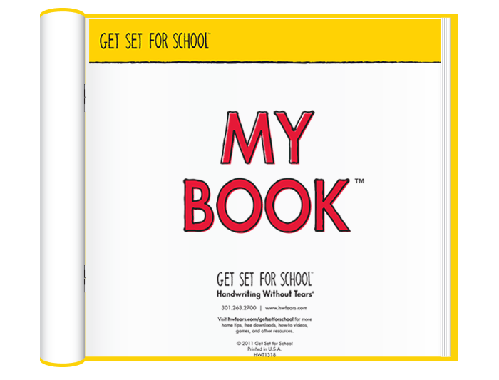 My Book activity book (Classroom set) Learning WIthout Tears