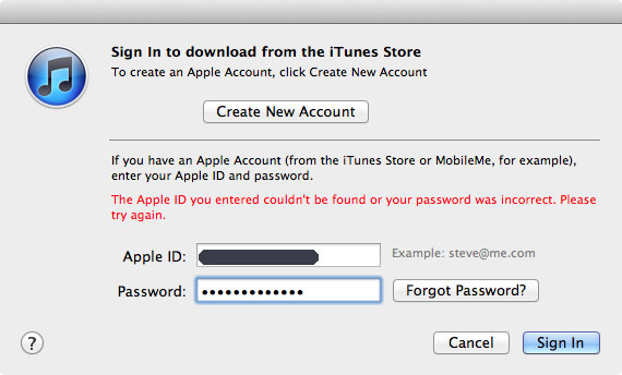 Widespread iTunes and iCloud Apple ID "Couldn't be Found" Outage [Fixed