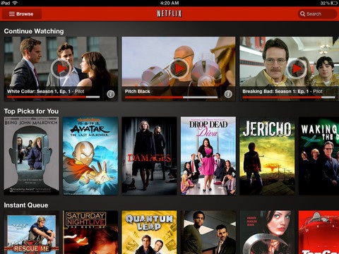 Netflix for iOS Updated with New iPad Interface Mac Rumors