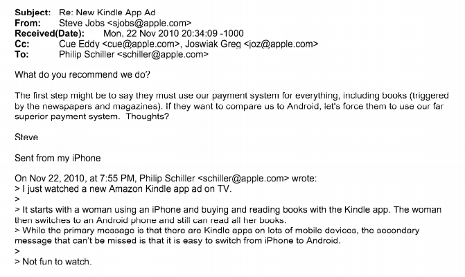 DoJ Claims Apple Implemented InApp Purchase Rules to 'Retaliate