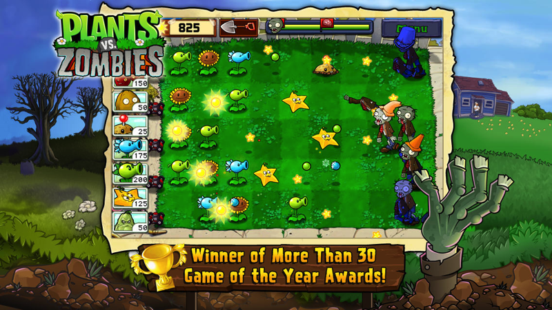 Original Plants Vs. Zombies Updated for iOS 7 and the iPhone 5's 4Inch