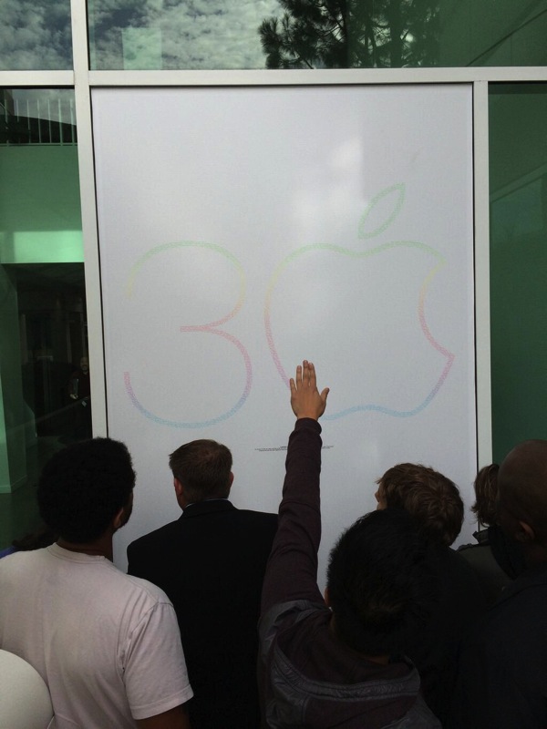 Commemorative Posters at Apple Campus List All Former and Current Apple Employees MacRumors