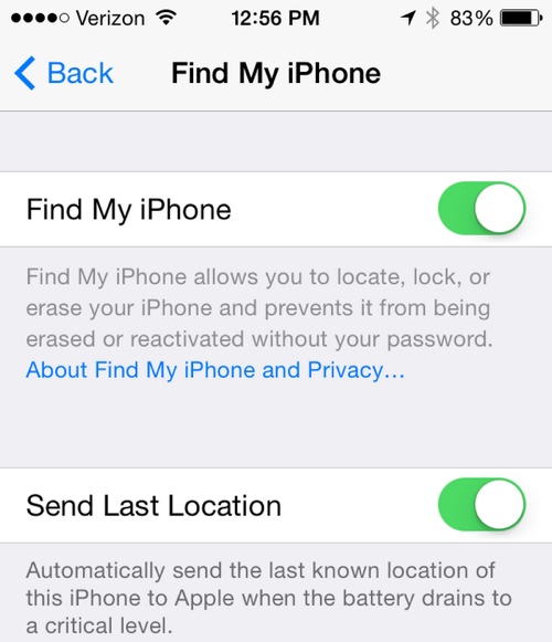 New 'Send Last Location to Apple' Feature Added to Find My iPhone in