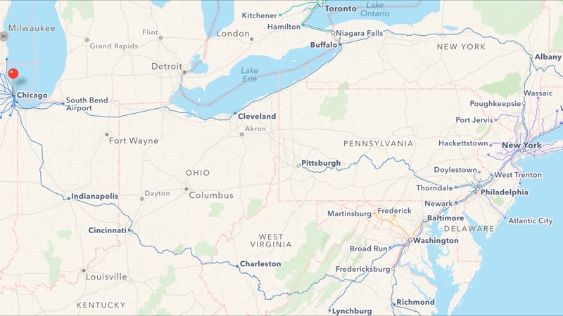 Apple Maps Washington Dc Apple Maps Adds Amtrak Routes in Northeastern U.S. and Transit