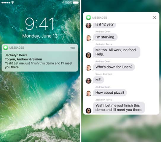 iOS 10 Concept Simplifies Lock Screen With Collapsed Notifications
