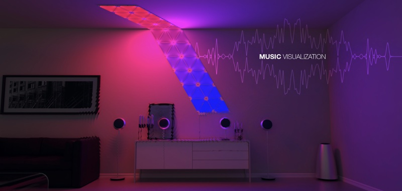 CES 2017 HomeKitEnabled Mood Lighting 'Nanoleaf Aurora' Gains Music