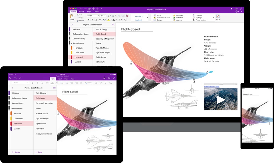 Redesigned Version of Microsoft OneNote Now Available on Mac and iOS