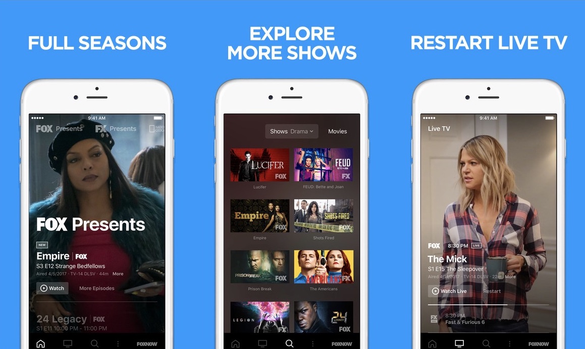 Fox Now iOS and tvOS Apps Updated With Combined Content From FX, FXX, and Nat Geo MacRumors