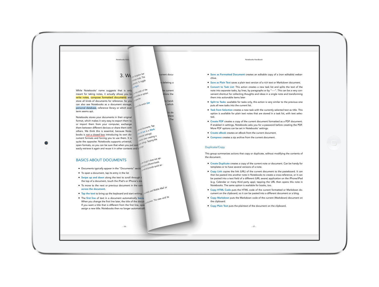 Notebooks for iOS and Mac Organizes Your Research and Reference 