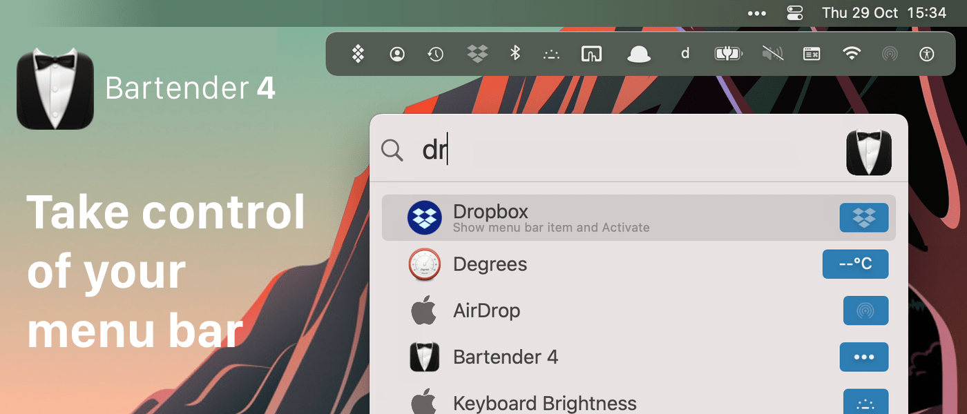 Bartender 4 Take Control of Your Menu Bar [Sponsor] MacStories