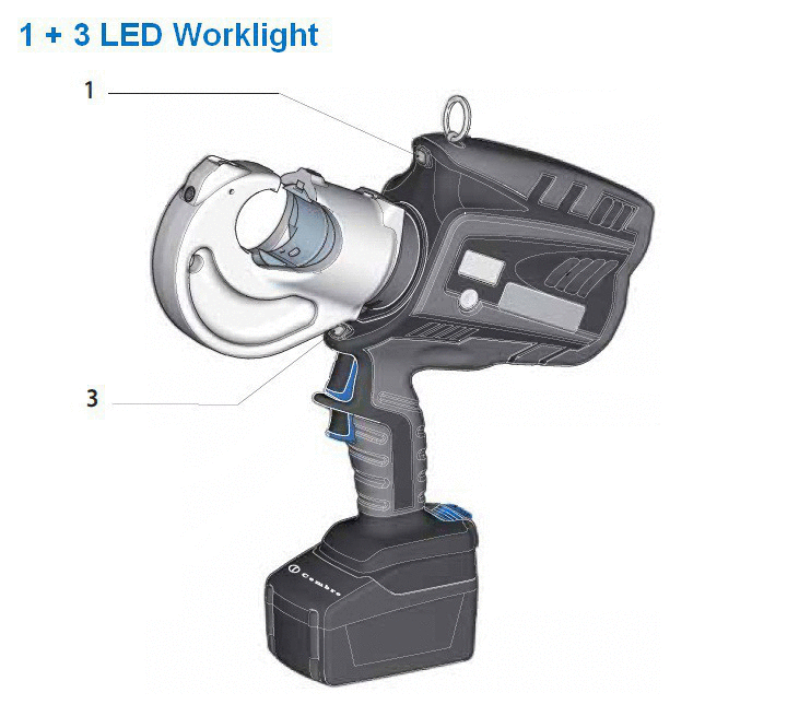 CEMBRE B1350CE, BATTERY POWERED CRIMPING TOOLS B1350CE CEMBRE TOOLS