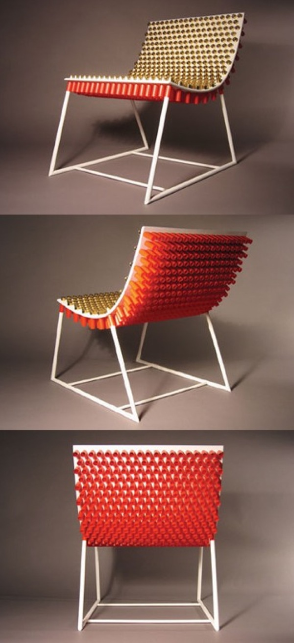 Shotgun shell chair Make DIY Projects, HowTos, Electronics, Crafts