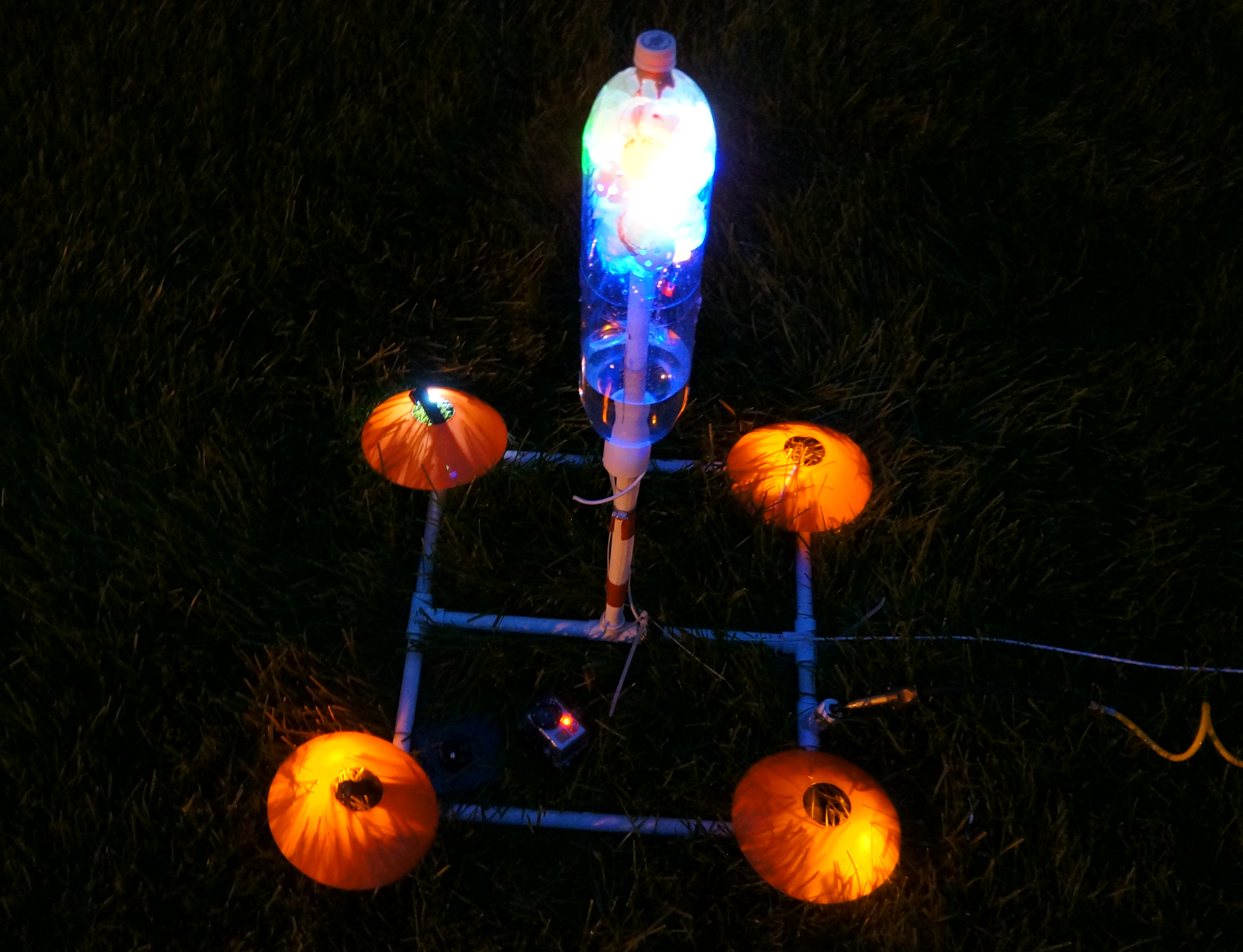 Soda Bottle Rocket LED Fireworks Make