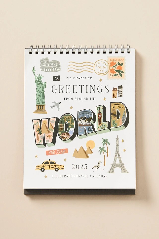 Rifle Paper Co. 2025 Greetings from Around the World Desk Mini Calendar Mall of America®
