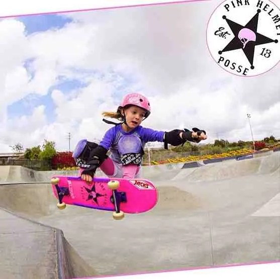 The Pink Helmet Posse a force in women's skateboarding.