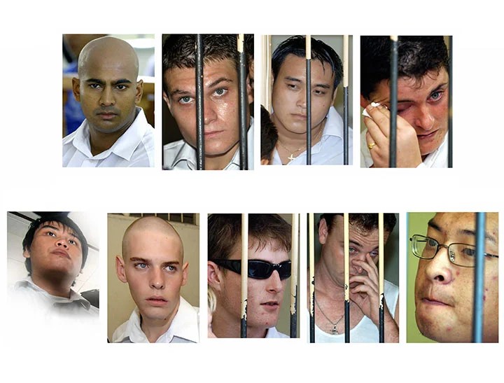 What happened to the seven other members of the Bali Nine?