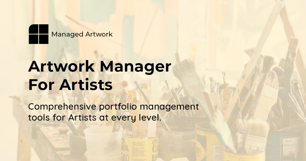 Artist Studio Software Managed Artwork
