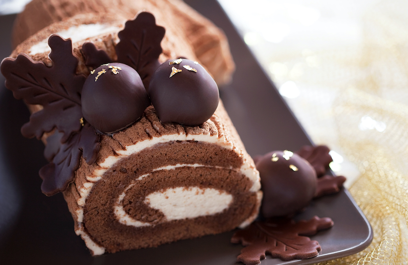 History of the Yule Log Fireplace Staple to Tasty Dessert
