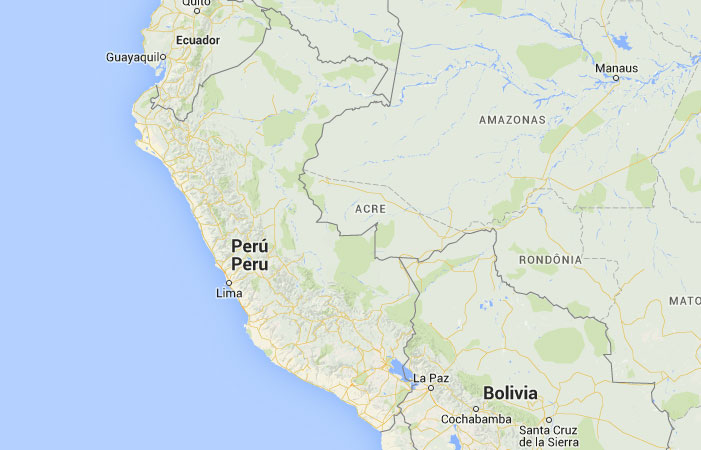 Mapa de Perú﻿, donde está, queda, país, encuentra