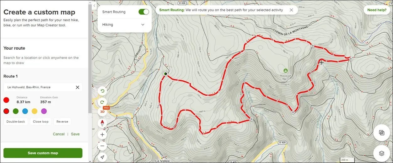 How to add hiking trails to your map? Mapme