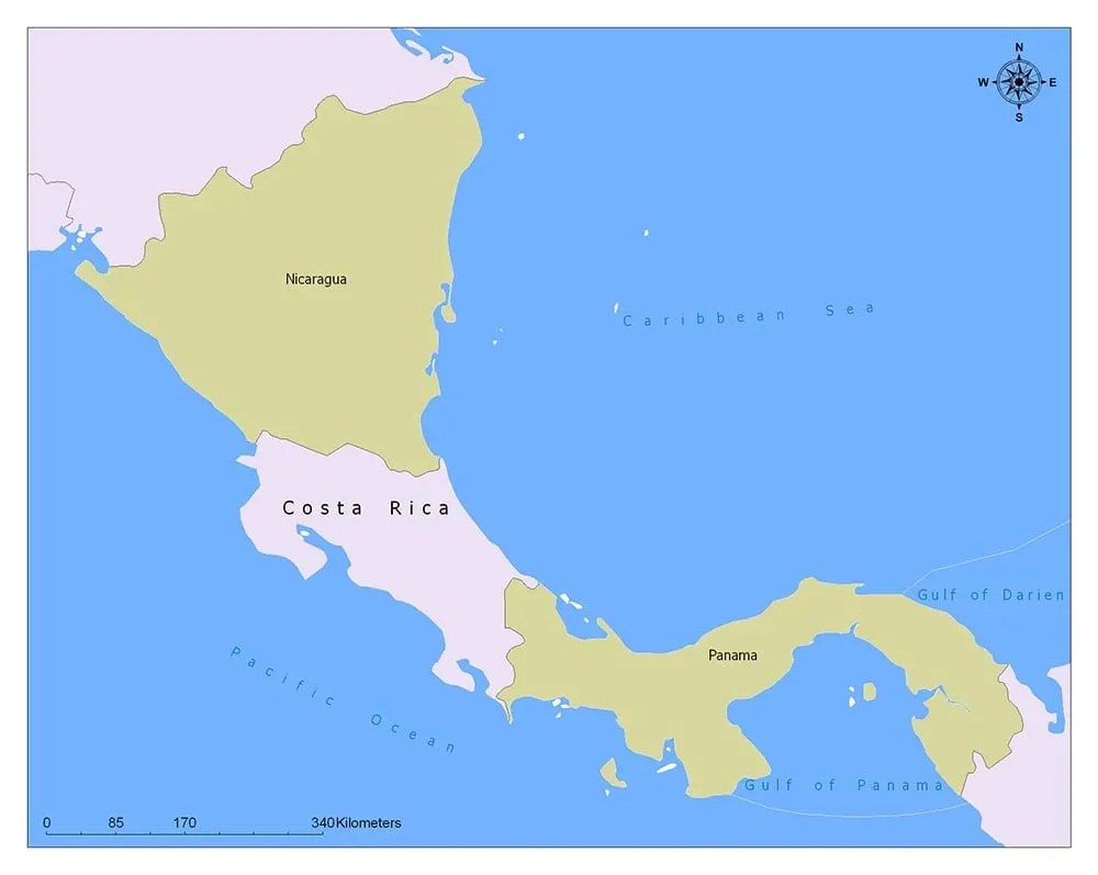 Costa Rica Flag Map and Meaning Mappr