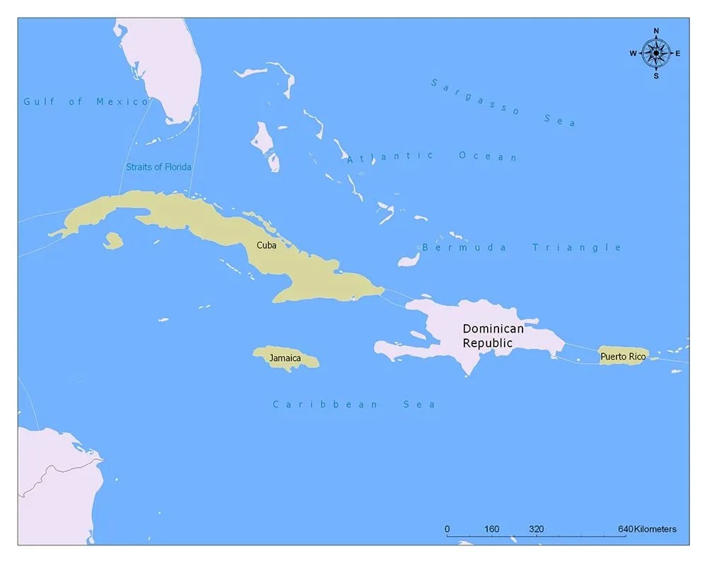 Dominican Republic Flag Map and Meaning Mappr