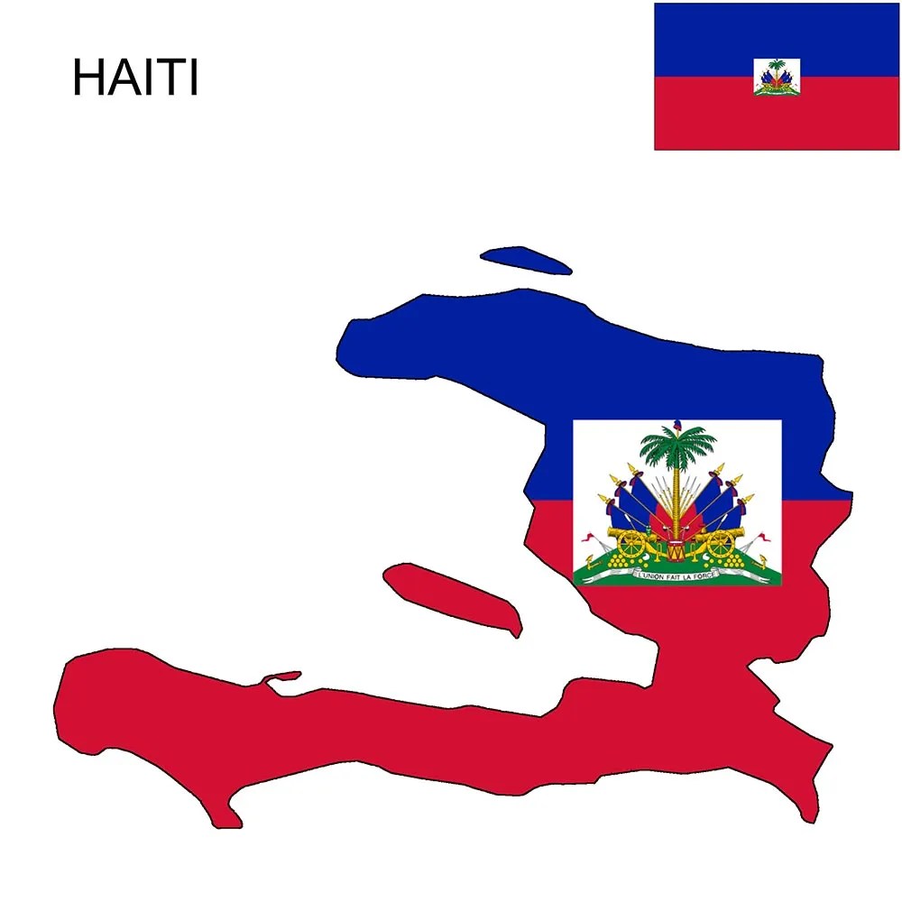 Haiti Flag Map and Meaning Mappr