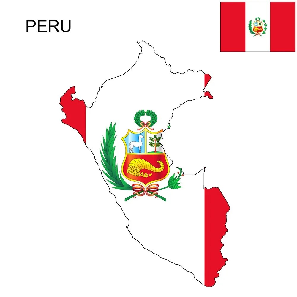 Peru Flag Map and Meaning Mappr