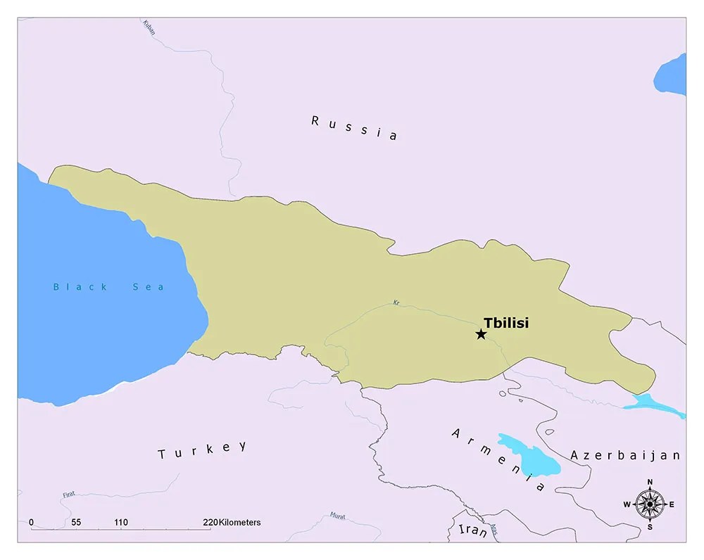 What is the Capital of Georgia? | Mappr