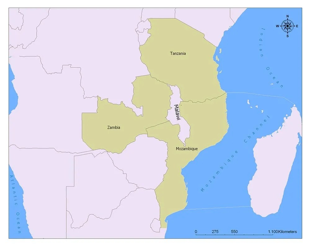Malawi Flag Map and Meaning Mappr