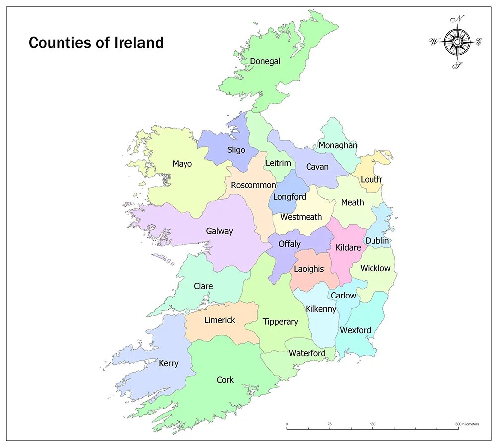 Counties of Ireland Mappr