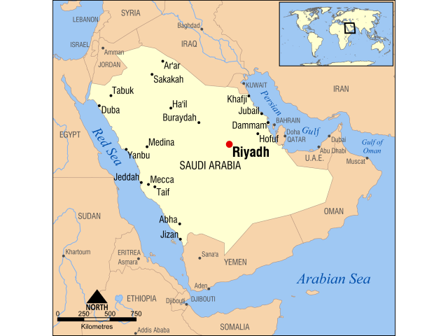 Riyadh Geographic Facts & Maps
