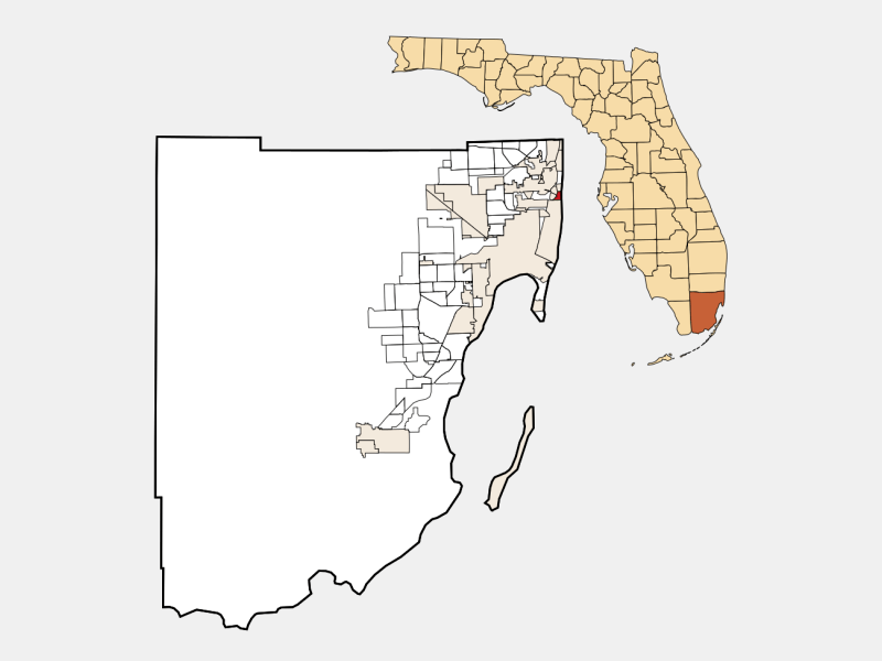 Surfside, FL Geographic Facts & Maps