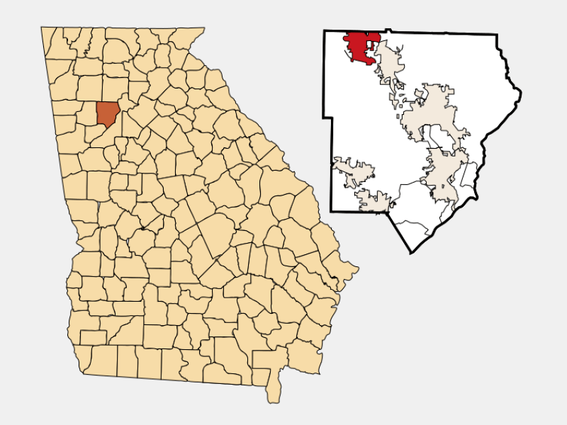 Acworth, GA Geographic Facts & Maps