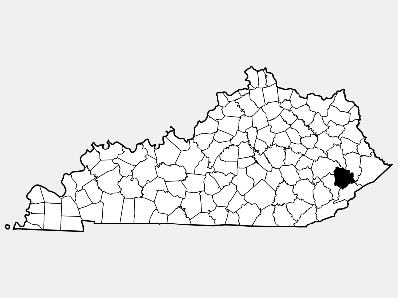 Knott County, KY Geographic Facts & Maps