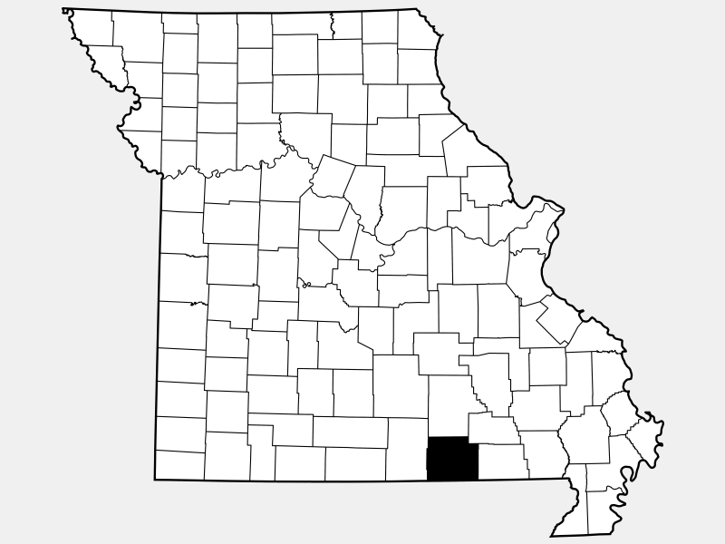 Oregon County, MO Geographic Facts & Maps