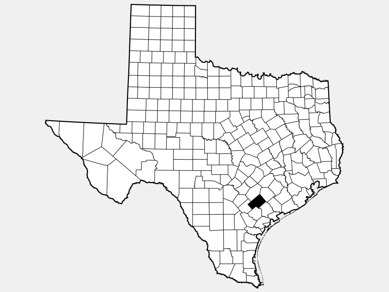 DeWitt County, TX Geographic Facts & Maps