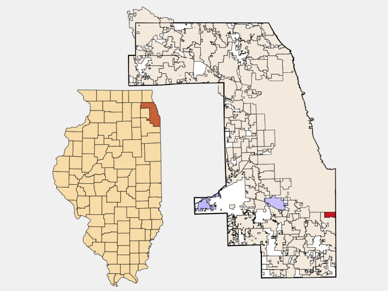 Burnham, IL Geographic Facts & Maps
