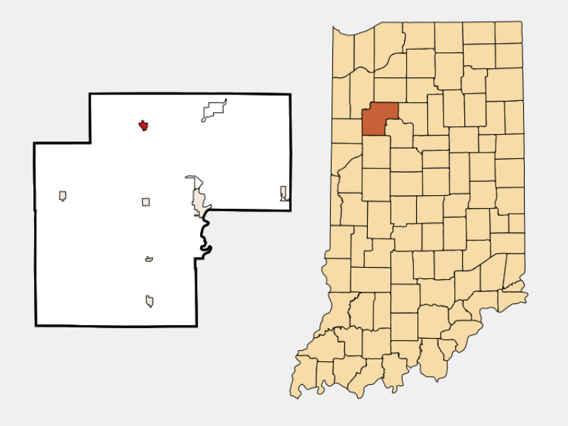 Monon, IN Geographic Facts & Maps