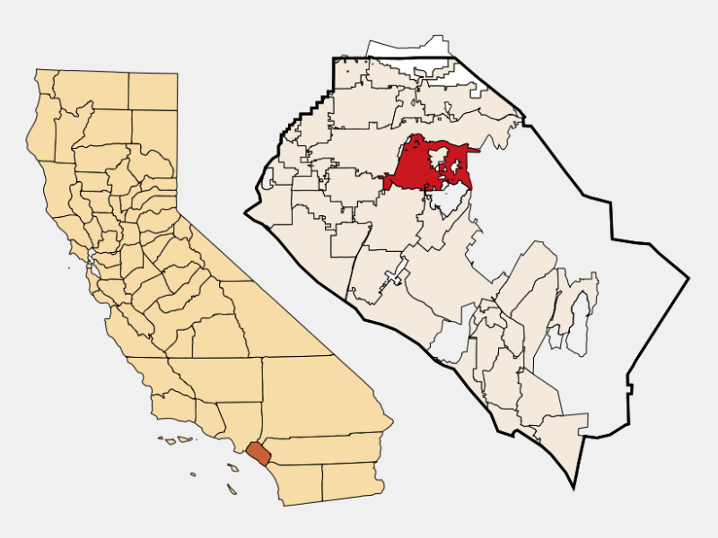 Orange, CA Geographic Facts & Maps