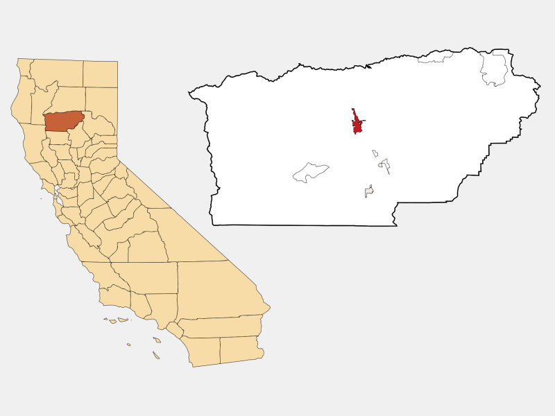 Red Bluff, CA Geographic Facts & Maps