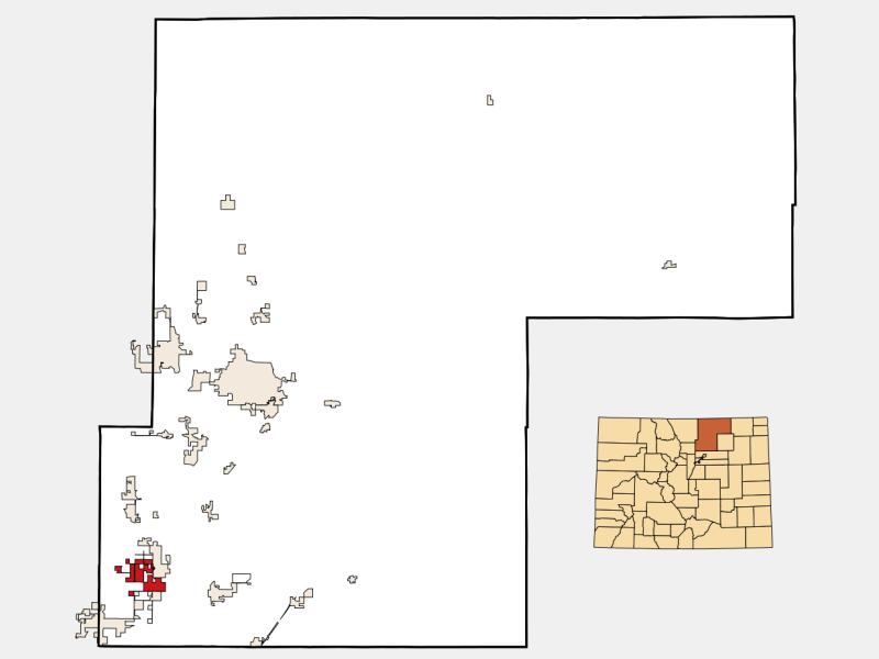 Frederick, CO Geographic Facts & Maps